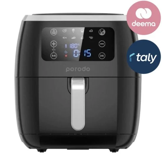 Porodo Lifestyle Smart Air Fryer with App Control 6L - Black